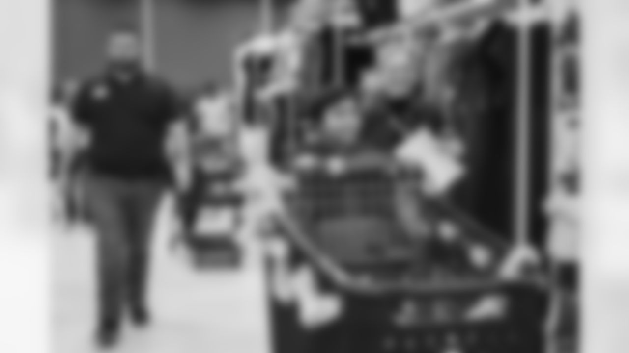 RESTON, VA – DEC 09: Images of Deebo Samuels and Jeremy Reaves shopping with 25 local elementary schools at Target in Reston, VA on DECEMBER 09, 2025 (Photo by Taylor Sims for Washington Commanders)