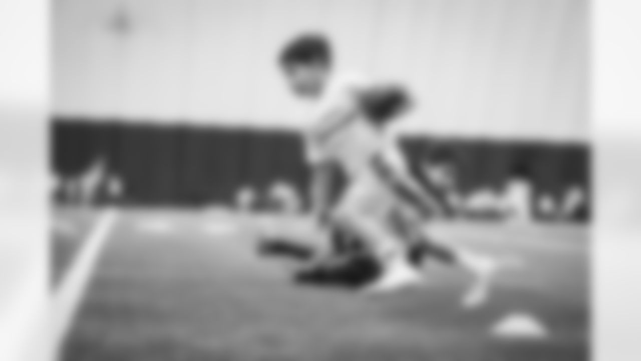 ASHBURN, VA – NOV 20: Images of attendees at the Flagstaff Commanders Single Day Camp at Commanders Park on NOVEMBER 20, 2025  (Photo by Taylor Sims for Washington Commanders)