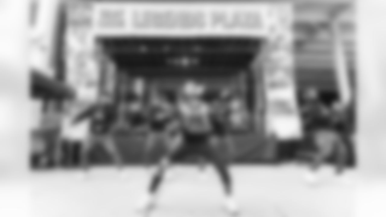 LANDOVER, MD – NOV 09: Command Force dancing at Northwest Stadium on AUGUST 18, 2025 in Landover, MD (Photo by Taylor Sims for Washington Commanders\