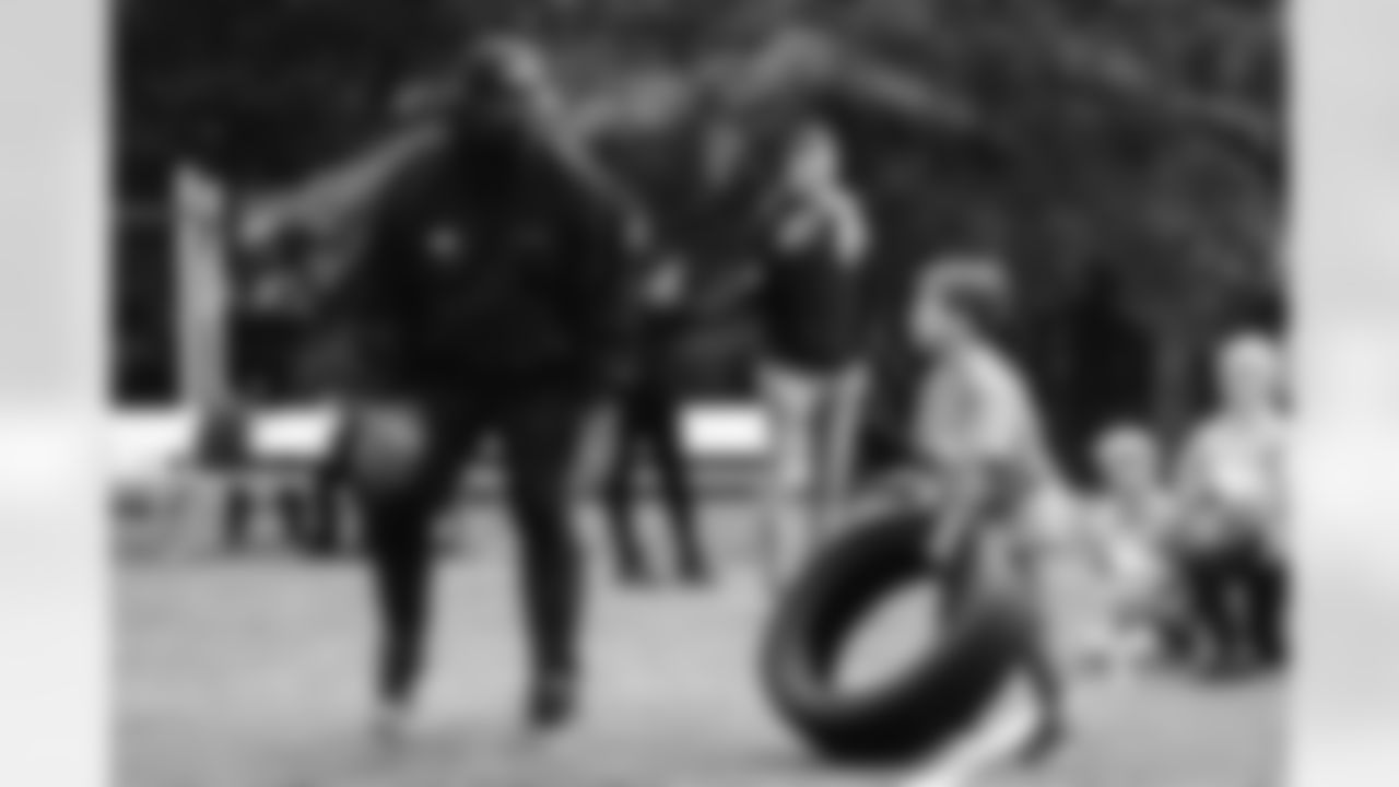 Military Youth Football Clinic - Bethesda with Major Tuddy and Washington Legend Josh Morgan