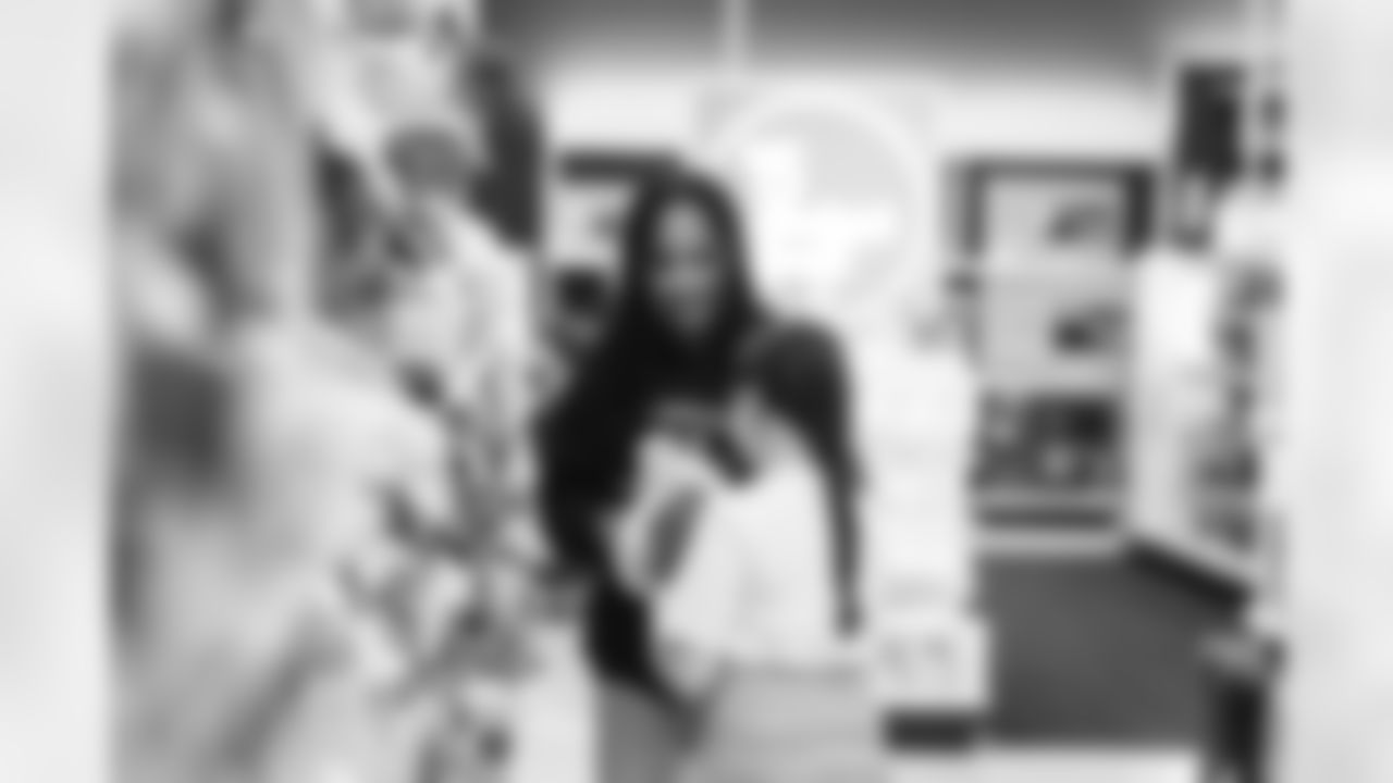 RESTON, VA – DEC 09: Images of Deebo Samuels and Jeremy Reaves shopping with 25 local elementary schools at Target in Reston, VA on DECEMBER 09, 2025 (Photo by Taylor Sims for Washington Commanders)