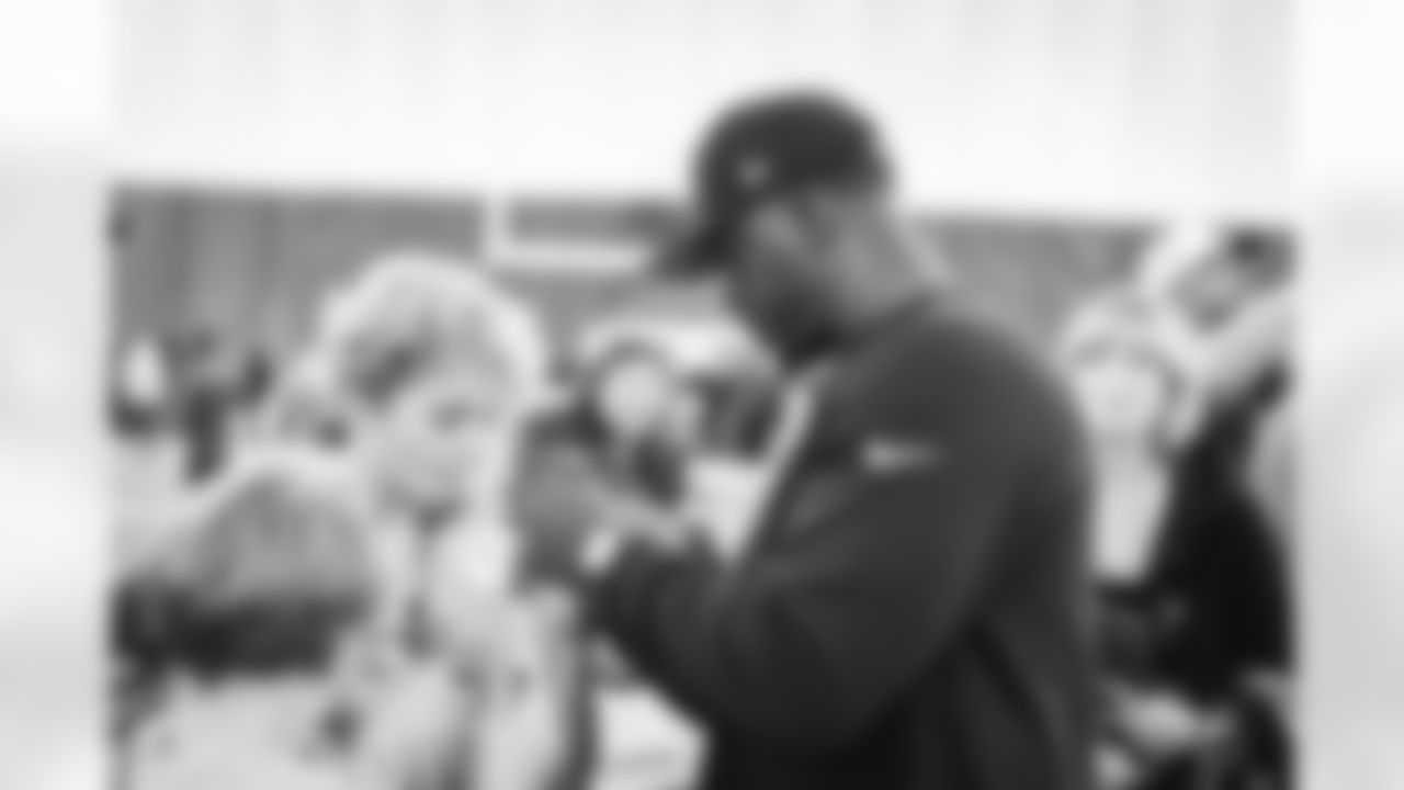 ASHBURN, VA – NOV 20: Images of attendees at the Flagstaff Commanders Single Day Camp at Commanders Park on NOVEMBER 20, 2025  (Photo by Taylor Sims for Washington Commanders)