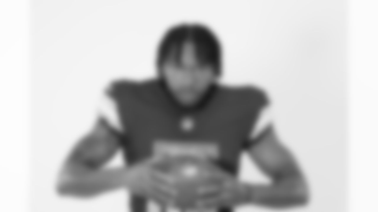 Washington Commanders wide receiver Jaylin Lane (83) poses for a portrait during the NFLPA Rookie Premiere on Saturday, May 17, 2025 in Thousand Oaks, Calif. (Ben Liebenberg/NFL)