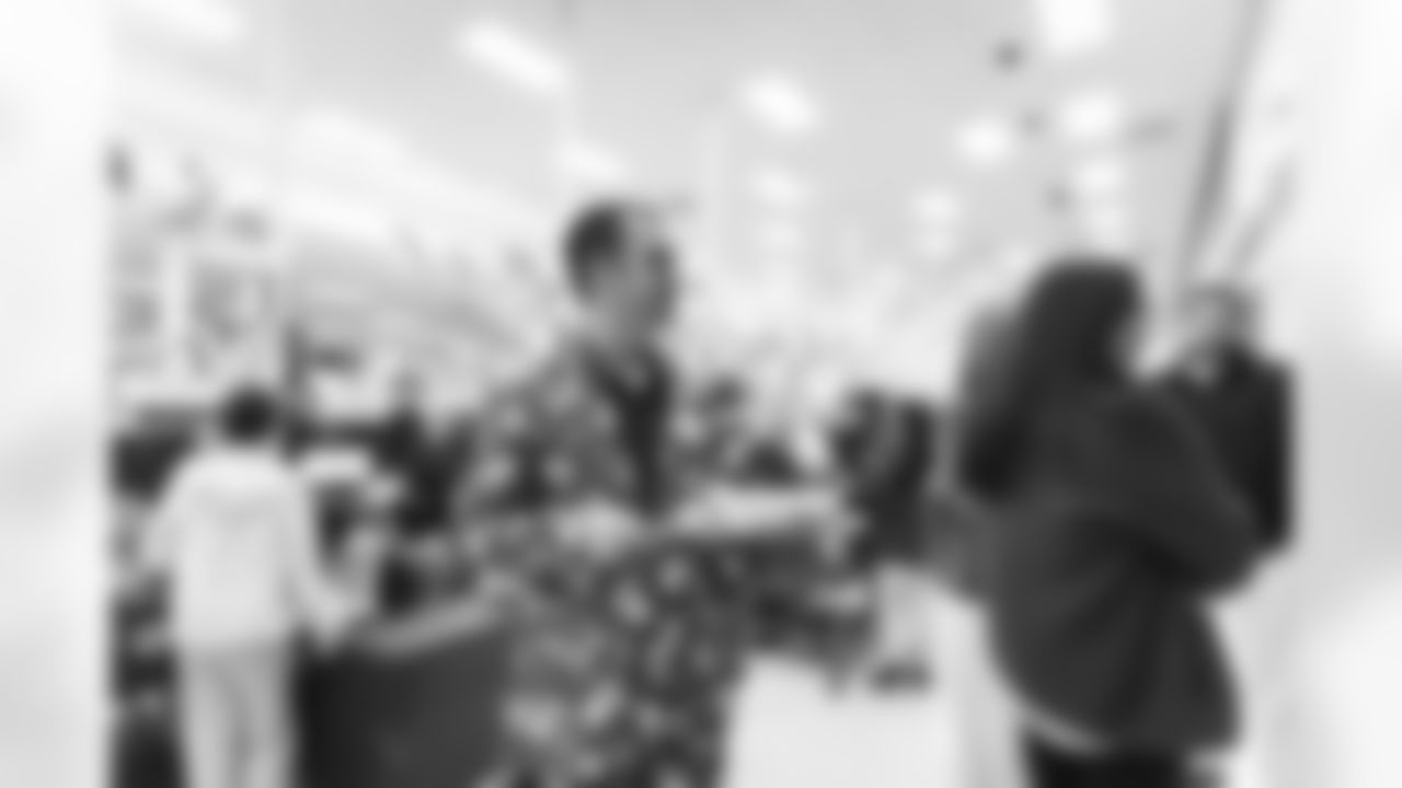 RESTON, VA – DEC 09: Images of Deebo Samuels and Jeremy Reaves shopping with 25 local elementary schools at Target in Reston, VA on DECEMBER 09, 2025 (Photo by Taylor Sims for Washington Commanders)