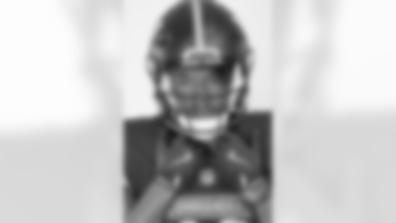 Washington Commanders wide receiver Jaylin Lane (83) poses for a portrait during the NFLPA Rookie Premiere on Saturday, May 17, 2025 in Thousand Oaks, Calif. (Ben Liebenberg/NFL)