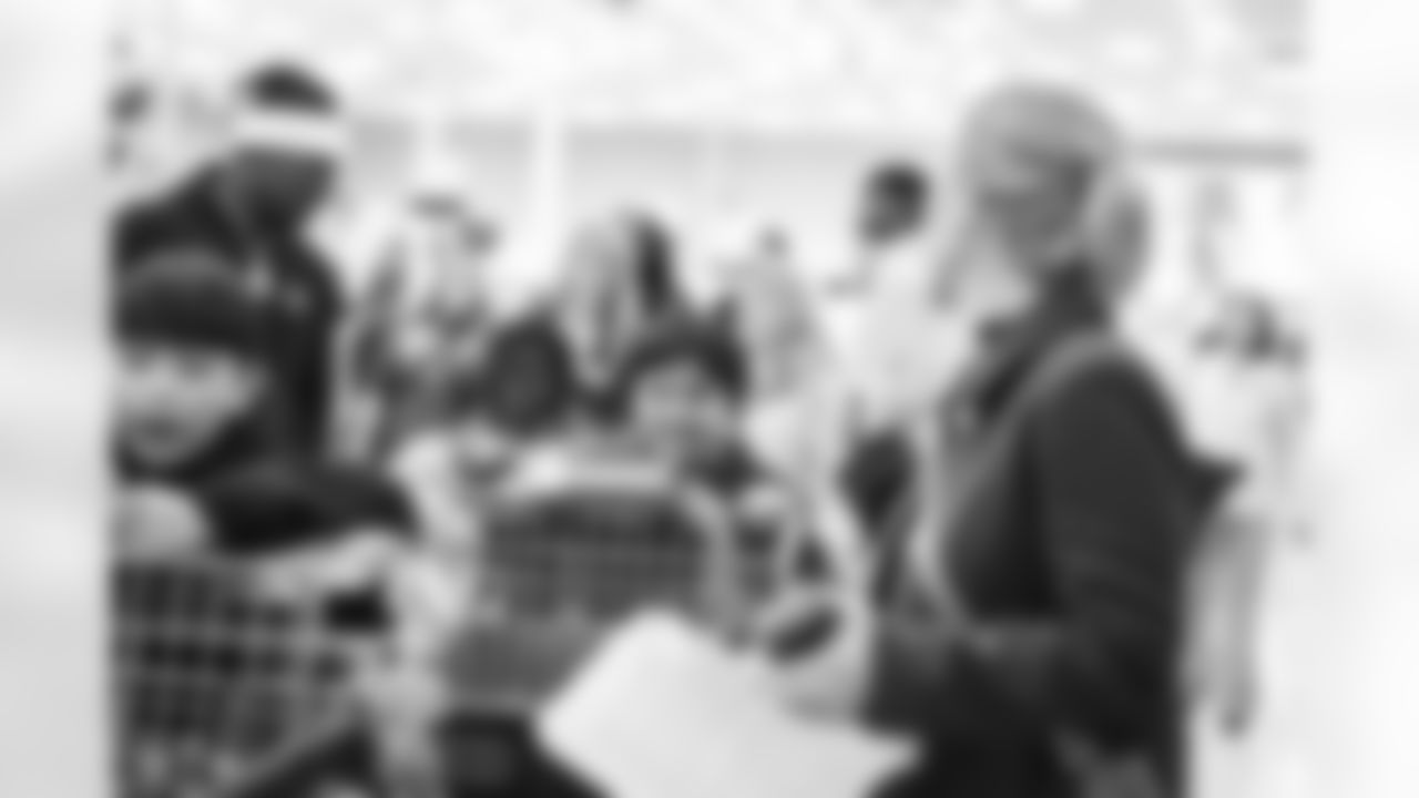 RESTON, VA – DEC 09: Images of Deebo Samuels and Jeremy Reaves shopping with 25 local elementary schools at Target in Reston, VA on DECEMBER 09, 2025 (Photo by Taylor Sims for Washington Commanders)