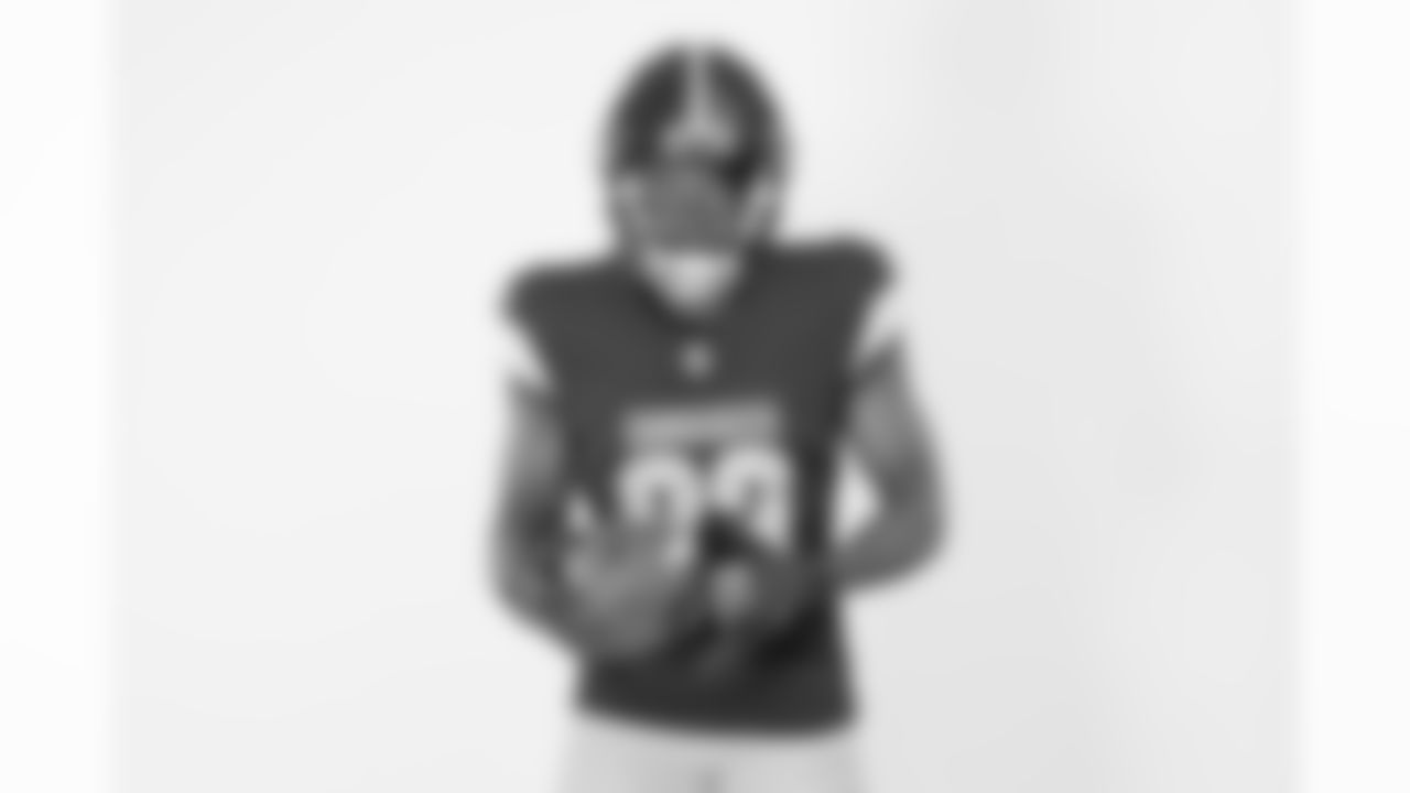 Washington Commanders wide receiver Jaylin Lane (83) poses for a portrait during the NFLPA Rookie Premiere on Saturday, May 17, 2025 in Thousand Oaks, Calif. (Ben Liebenberg/NFL)