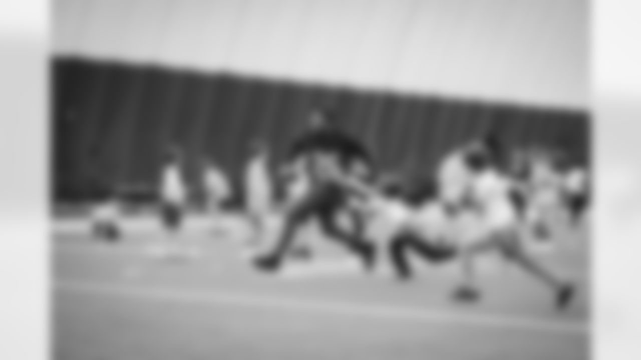 ASHBURN, VA – NOV 20: Images of attendees at the Flagstaff Commanders Single Day Camp at Commanders Park on NOVEMBER 20, 2025  (Photo by Taylor Sims for Washington Commanders)