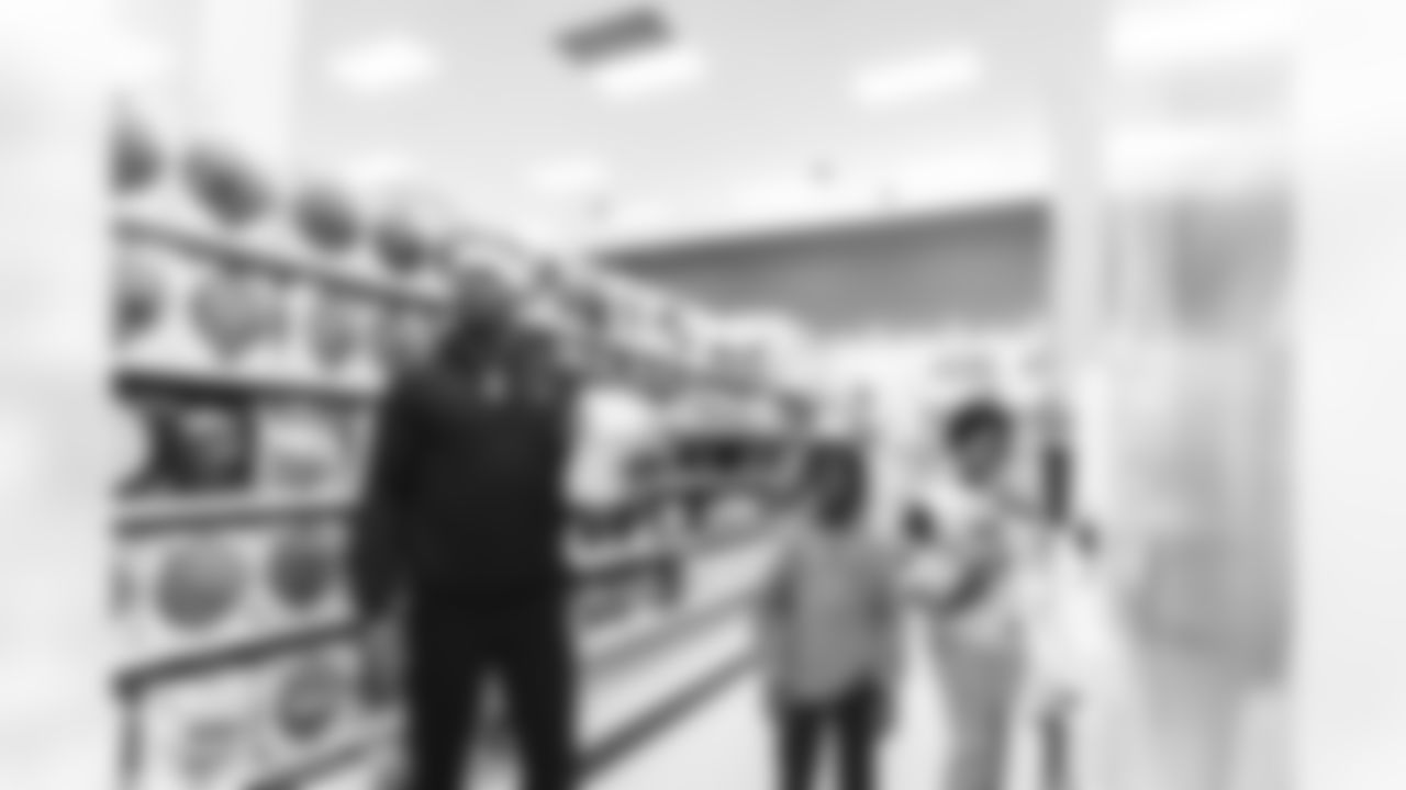 RESTON, VA – DEC 09: Images of Deebo Samuels and Jeremy Reaves shopping with 25 local elementary schools at Target in Reston, VA on DECEMBER 09, 2025 (Photo by Taylor Sims for Washington Commanders)