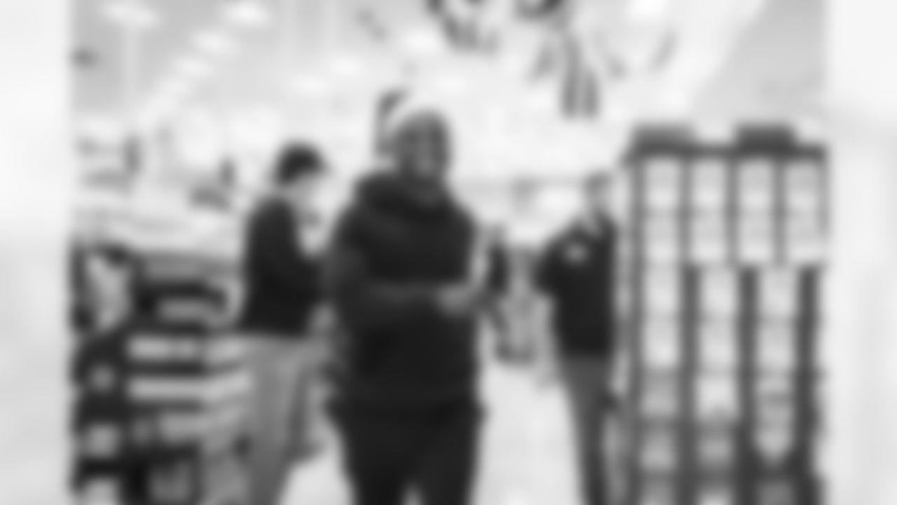 RESTON, VA – DEC 09: Images of Deebo Samuels and Jeremy Reaves shopping with 25 local elementary schools at Target in Reston, VA on DECEMBER 09, 2025 (Photo by Taylor Sims for Washington Commanders)
