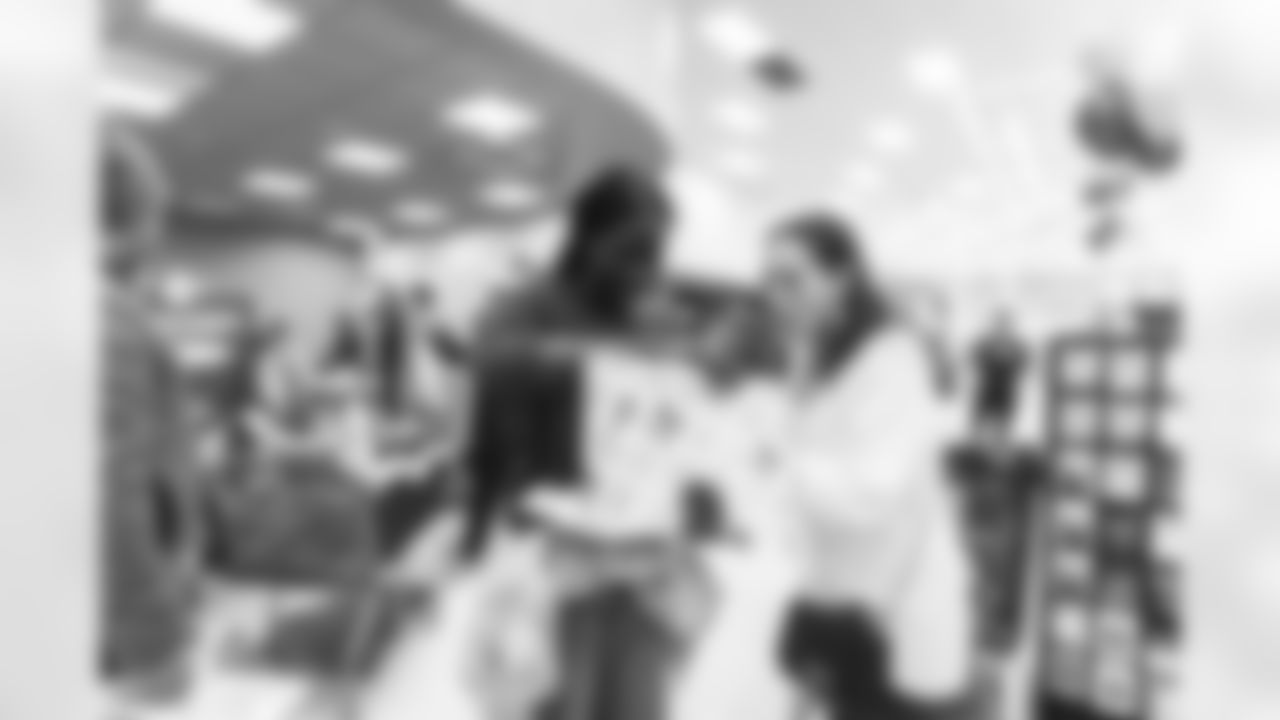 RESTON, VA – DEC 09: Images of Deebo Samuels and Jeremy Reaves shopping with 25 local elementary schools at Target in Reston, VA on DECEMBER 09, 2025 (Photo by Taylor Sims for Washington Commanders)