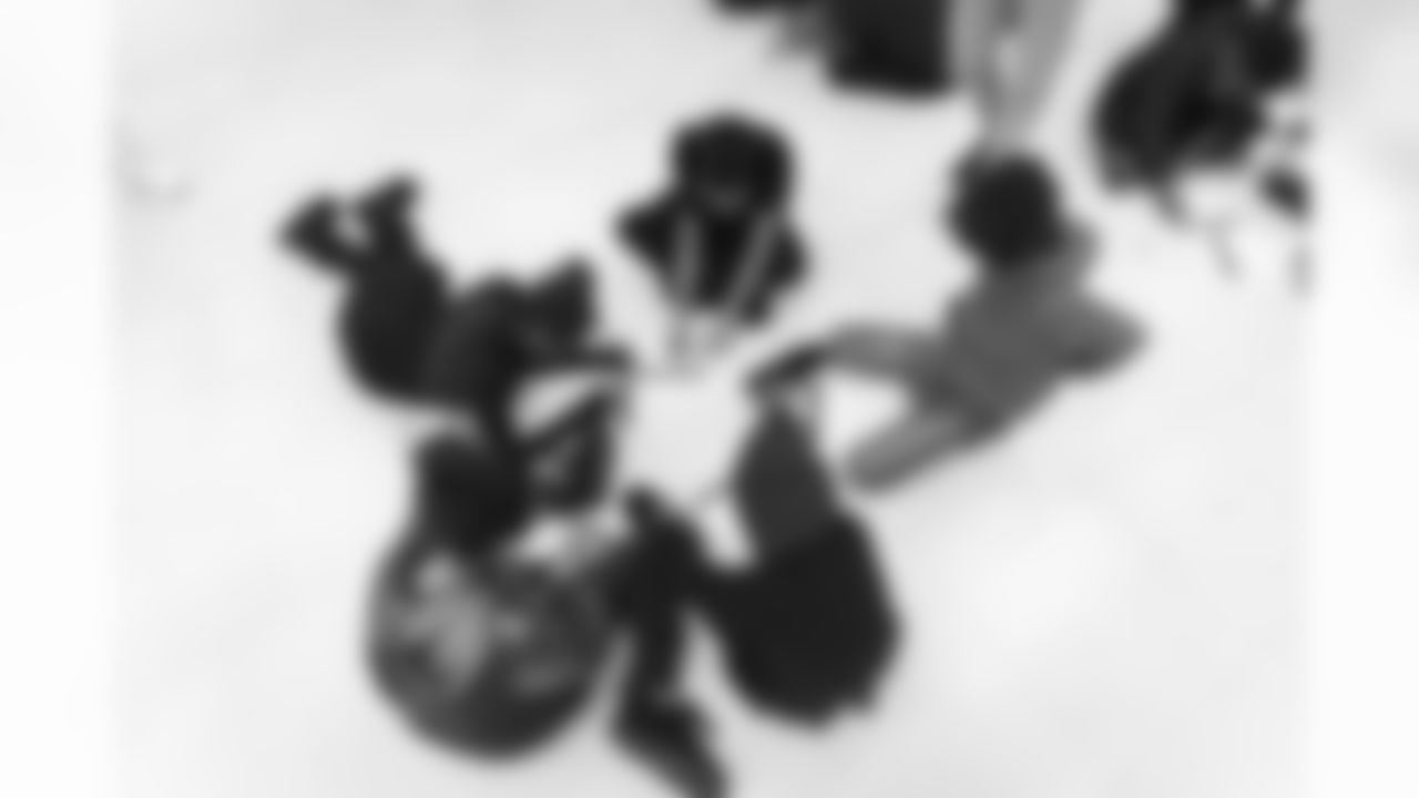 WASHINGTON, DC – DEC 09: Images of Johnson Johnson at his school visit at Malcolm X Elementary in Washington, DC on DECEMBER 09, 2025 (Photo by Taylor Sims for Washington Commanders)