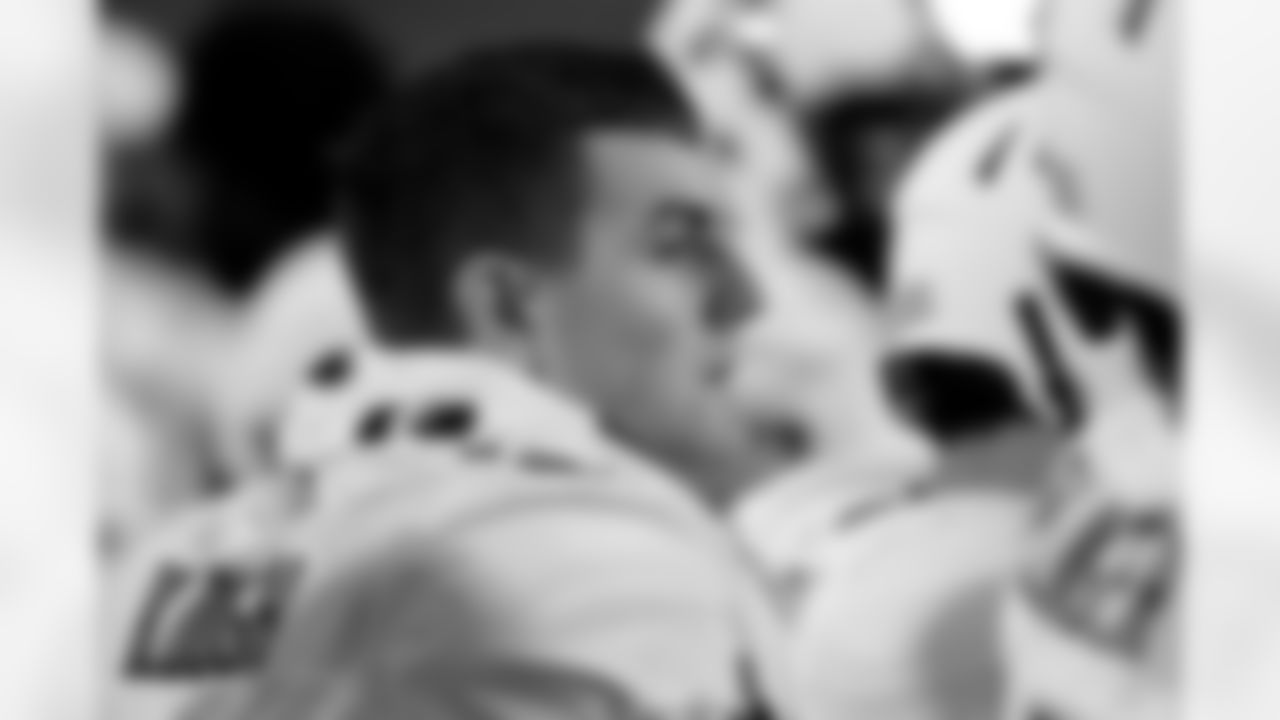 Purdue quarterback David Blough stands on the sideline after being pulled from the game in the second half of an NCAA college football game against Maryland in College Park, Md., Saturday, Oct. 1, 2016. (AP Photo/Patrick Semansky)