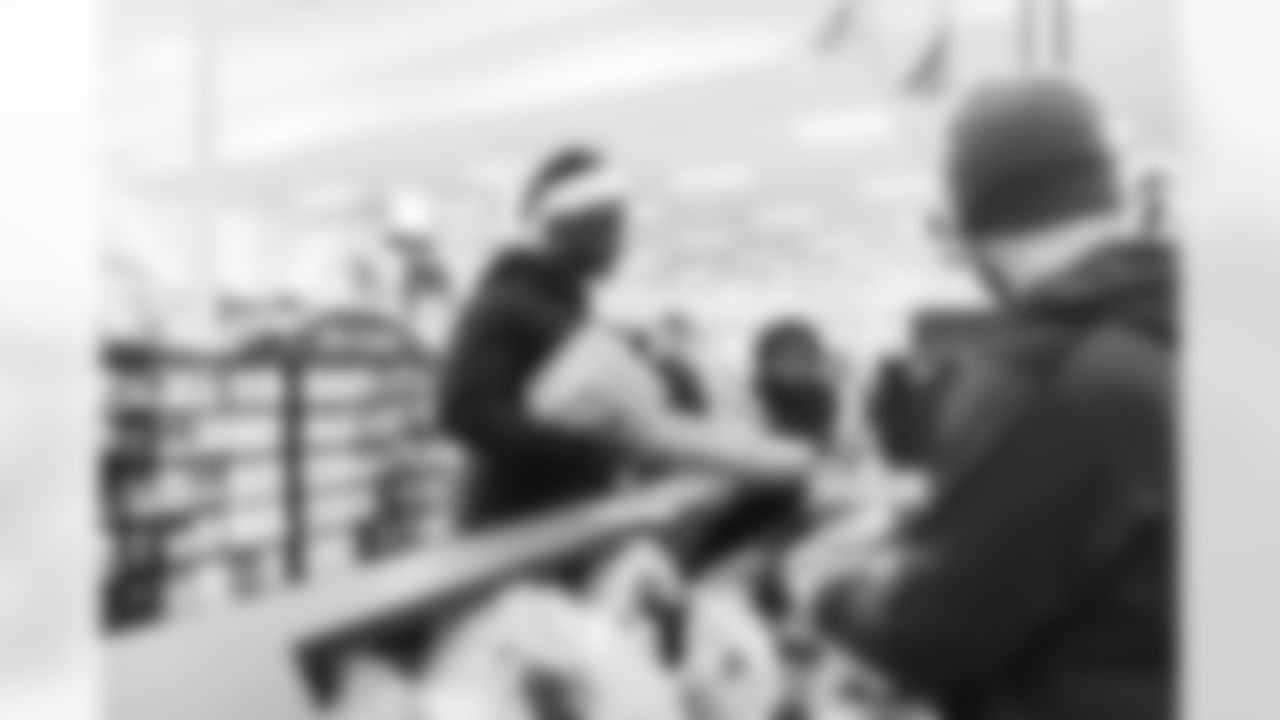 RESTON, VA – DEC 09: Images of Deebo Samuels and Jeremy Reaves shopping with 25 local elementary schools at Target in Reston, VA on DECEMBER 09, 2025 (Photo by Taylor Sims for Washington Commanders)