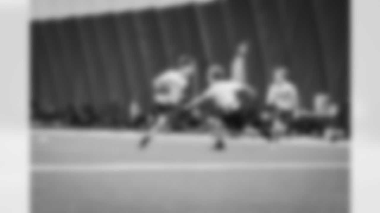 ASHBURN, VA – NOV 20: Images of attendees at the Flagstaff Commanders Single Day Camp at Commanders Park on NOVEMBER 20, 2025  (Photo by Taylor Sims for Washington Commanders)