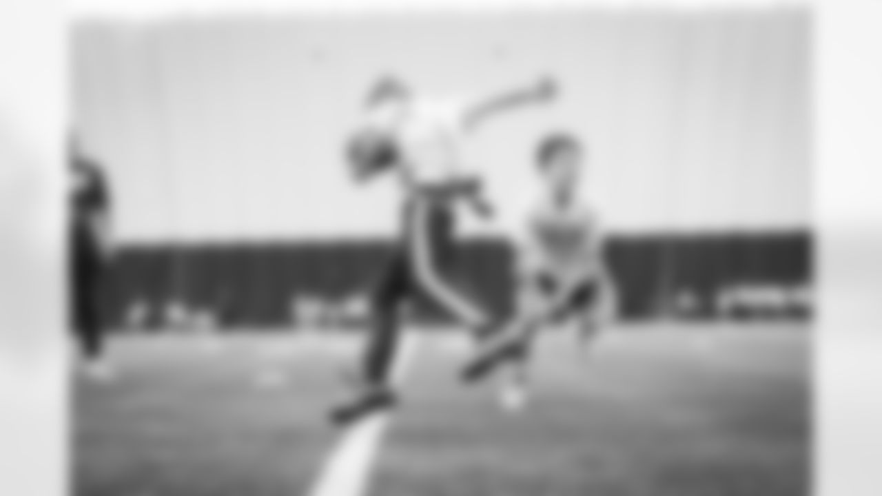 ASHBURN, VA – NOV 20: Images of attendees at the Flagstaff Commanders Single Day Camp at Commanders Park on NOVEMBER 20, 2025  (Photo by Taylor Sims for Washington Commanders)