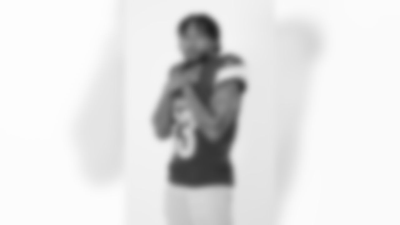 Washington Commanders wide receiver Jaylin Lane (83) poses for a portrait during the NFLPA Rookie Premiere on Saturday, May 17, 2025 in Thousand Oaks, Calif. (Ben Liebenberg/NFL)