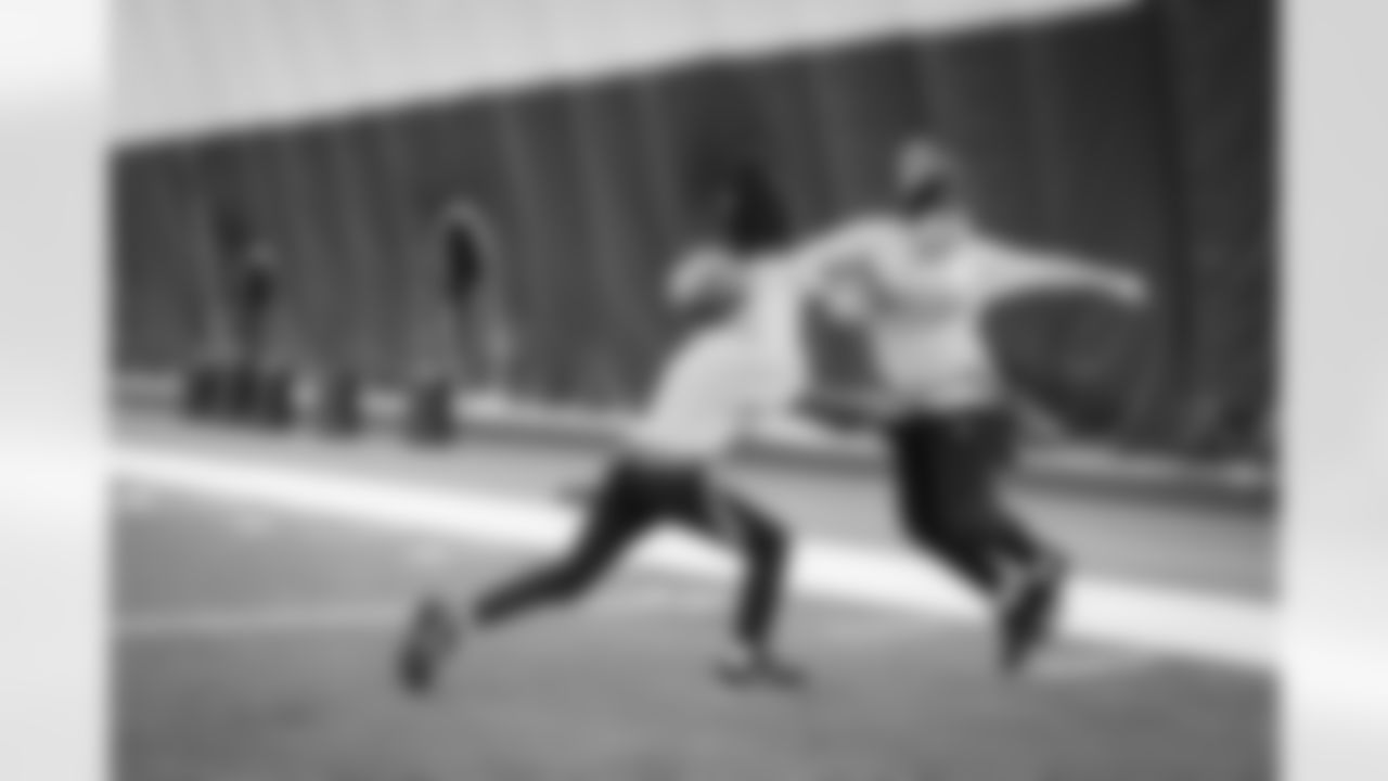 ASHBURN, VA – NOV 20: Images of attendees at the Flagstaff Commanders Single Day Camp at Commanders Park on NOVEMBER 20, 2025  (Photo by Taylor Sims for Washington Commanders)