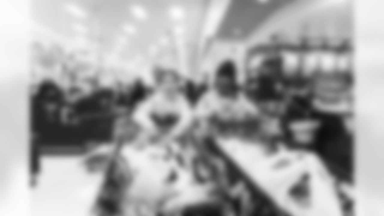 RESTON, VA – DEC 09: Images of Deebo Samuels and Jeremy Reaves shopping with 25 local elementary schools at Target in Reston, VA on DECEMBER 09, 2025 (Photo by Taylor Sims for Washington Commanders)