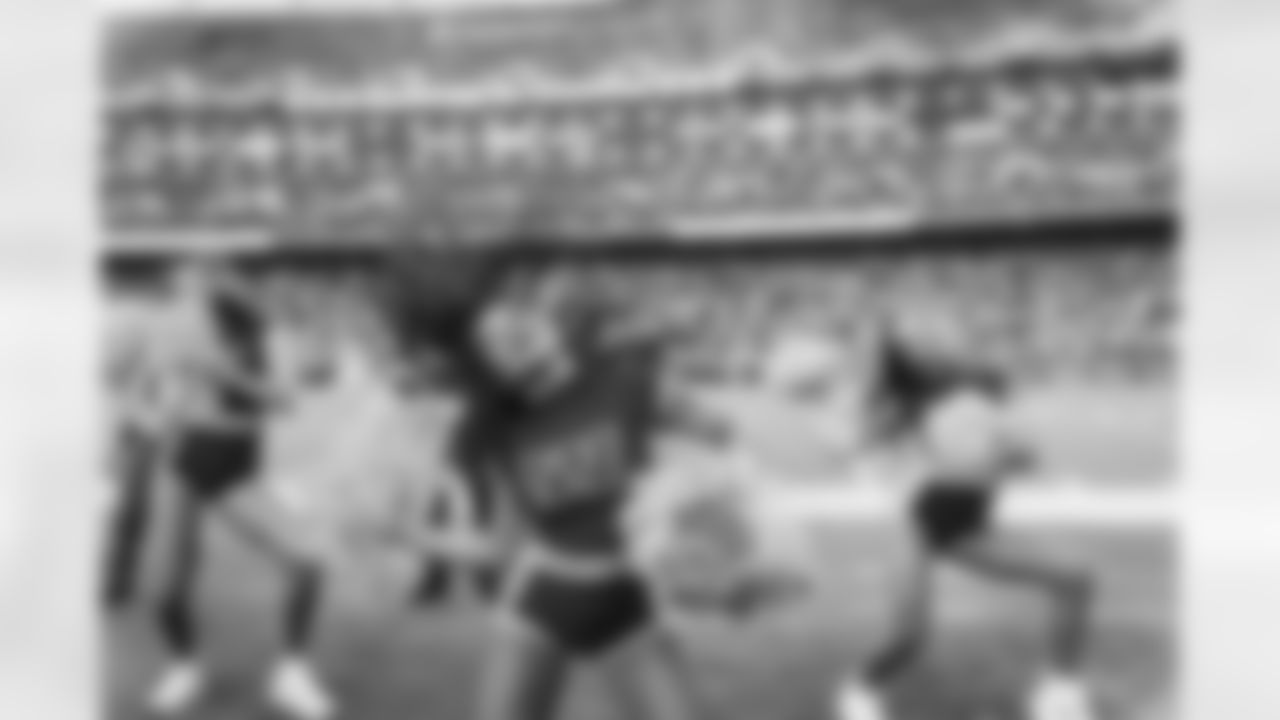 LANDOVER, MD – NOV 09: Command Force dancing at Northwest Stadium on AUGUST 18, 2025 in Landover, MD (Photo by Taylor Sims for Washington Commanders\