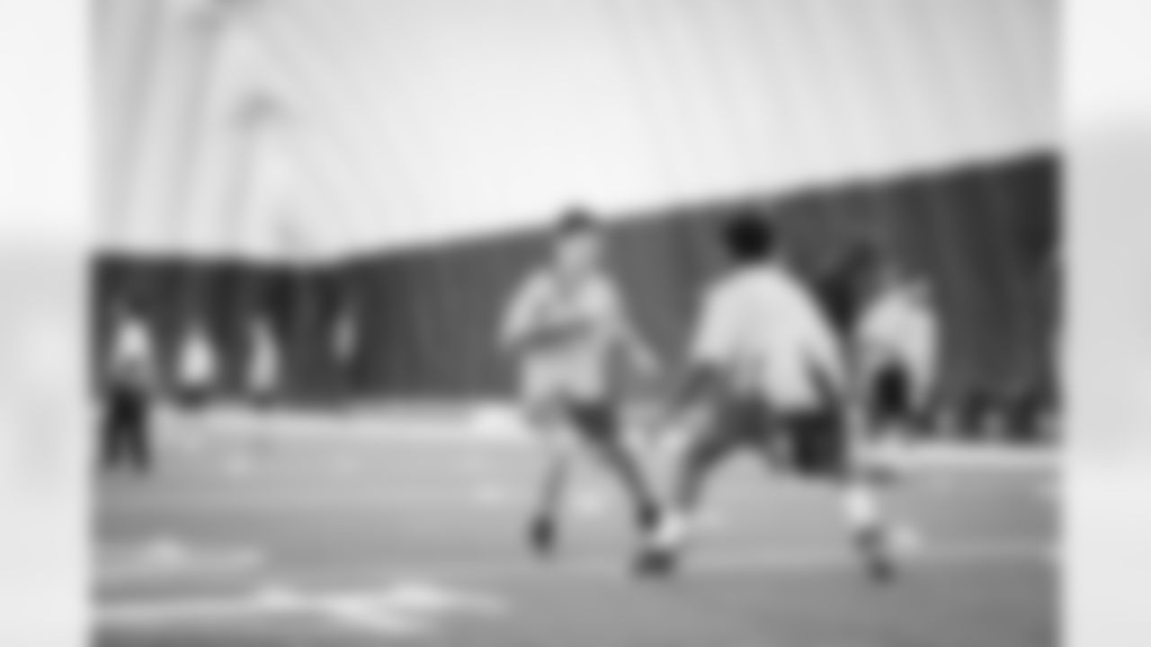 ASHBURN, VA – NOV 20: Images of attendees at the Flagstaff Commanders Single Day Camp at Commanders Park on NOVEMBER 20, 2025  (Photo by Taylor Sims for Washington Commanders)