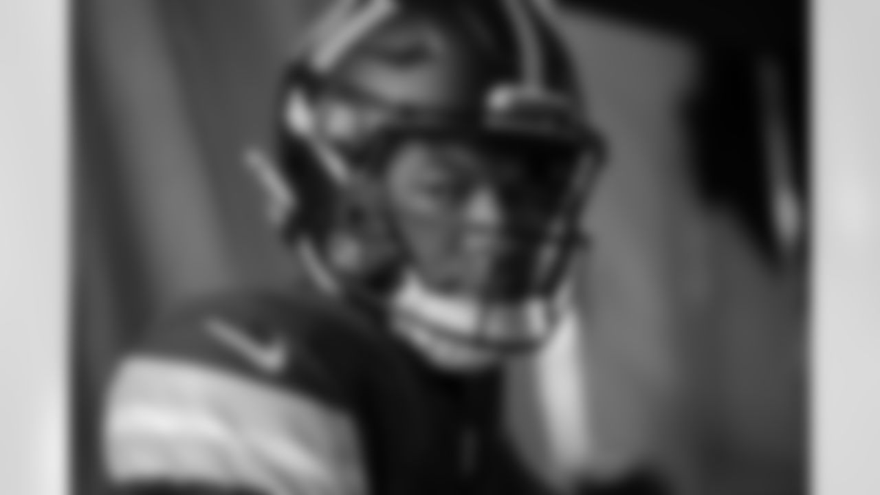 Washington Commanders wide receiver Jaylin Lane (83) poses for a portrait during the NFLPA Rookie Premiere on Saturday, May 17, 2025 in Thousand Oaks, Calif. (Ben Liebenberg/NFL)