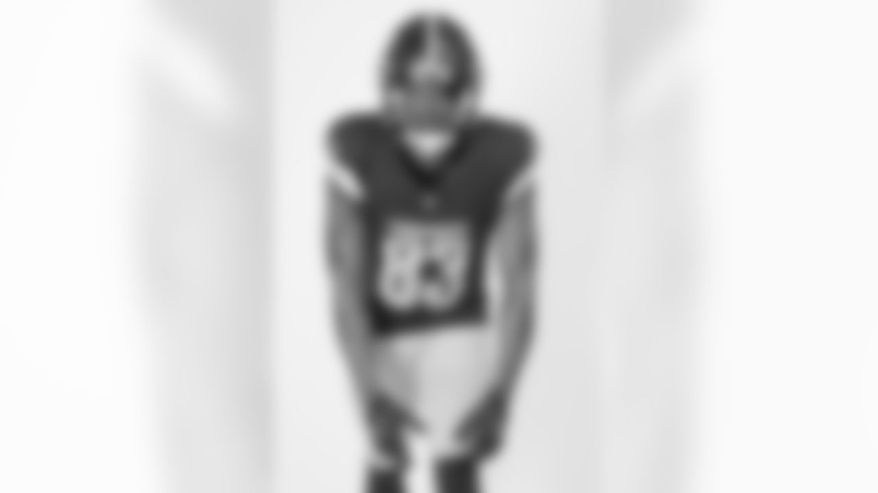 Washington Commanders wide receiver Jaylin Lane (83) poses for a portrait during the NFLPA Rookie Premiere on Saturday, May 17, 2025 in Thousand Oaks, Calif. (Ben Liebenberg/NFL)