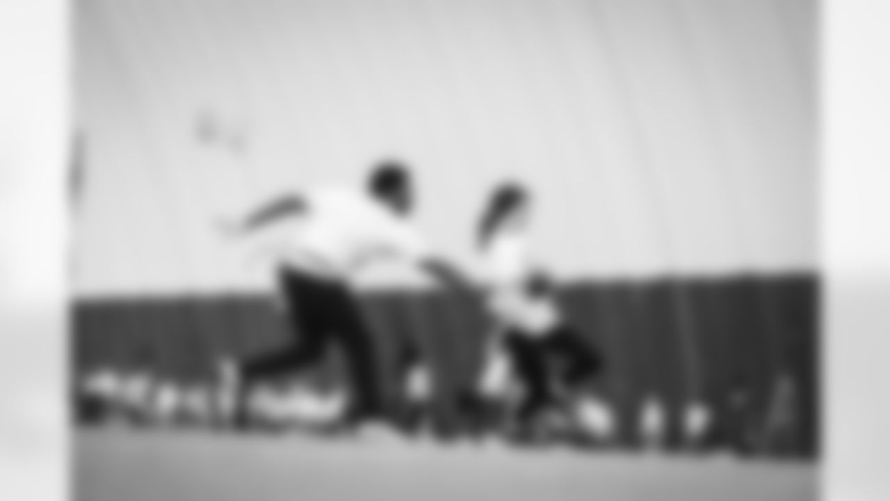 ASHBURN, VA – NOV 20: Images of attendees at the Flagstaff Commanders Single Day Camp at Commanders Park on NOVEMBER 20, 2025  (Photo by Taylor Sims for Washington Commanders)