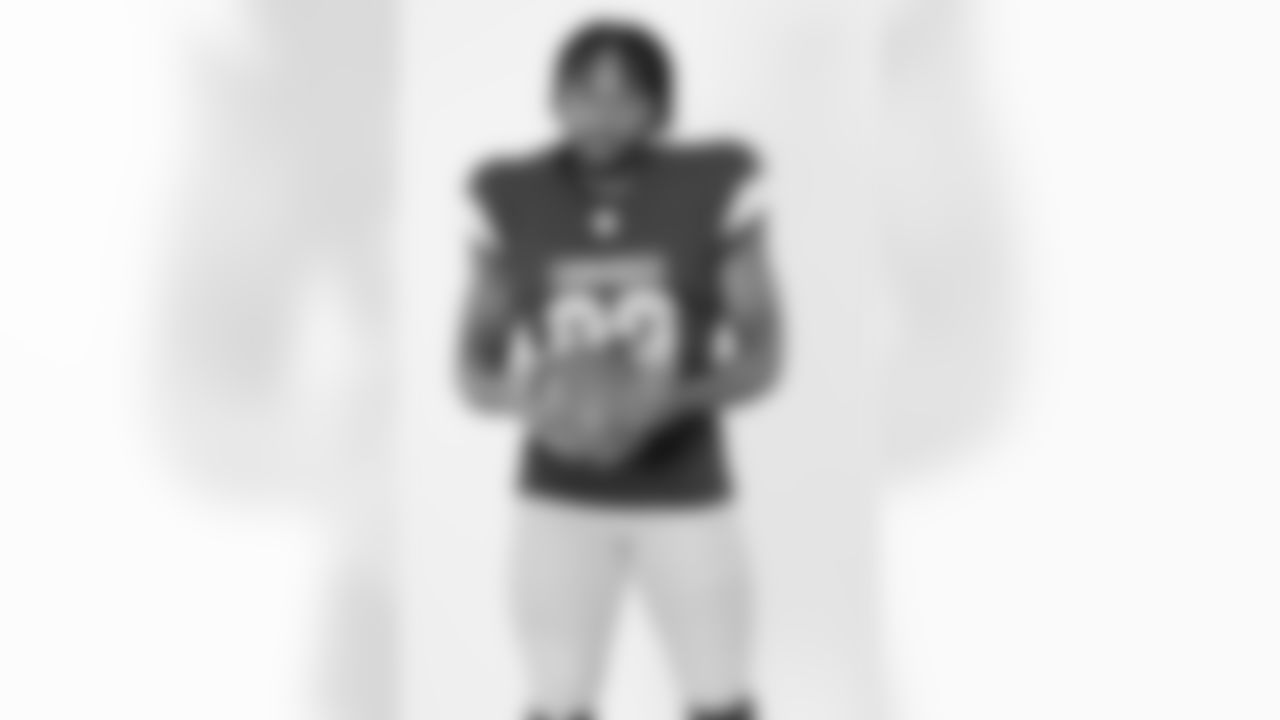 Washington Commanders wide receiver Jaylin Lane (83) poses for a portrait during the NFLPA Rookie Premiere on Saturday, May 17, 2025 in Thousand Oaks, Calif. (Ben Liebenberg/NFL)