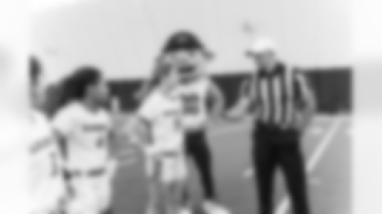 ASHBURN, VA– FEB 14: Images of Marymount University vs University of Virginia College Flag Football on February 14th, 2026 at Commanders Park.  (Photo by Taylor Sims for Washington Commanders)