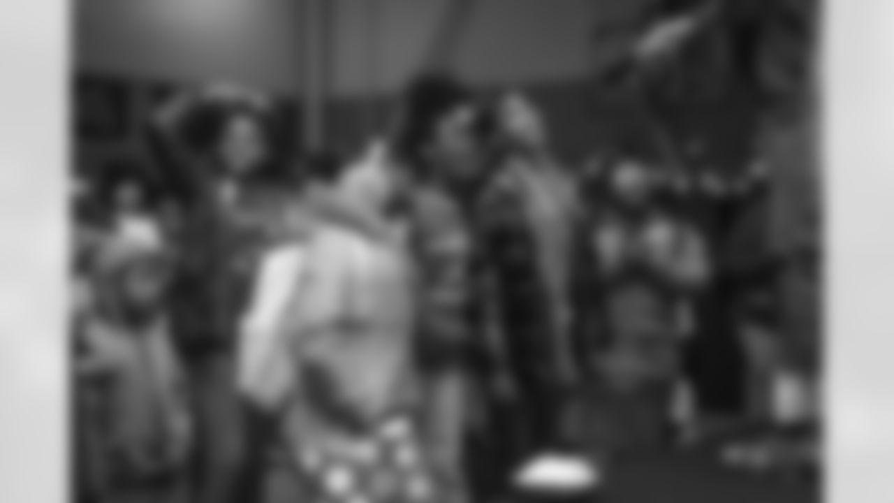 Inspire Change Changemaker Surprise at Rocketship Rise Academy in Washington, DC on December 10, 2025. (Annette Lee/Washington Commanders)