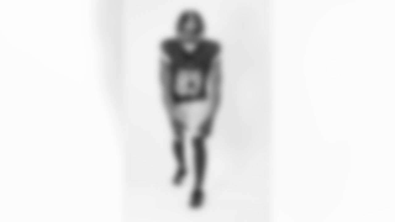 Washington Commanders wide receiver Jaylin Lane (83) poses for a portrait during the NFLPA Rookie Premiere on Saturday, May 17, 2025 in Thousand Oaks, Calif. (Ben Liebenberg/NFL)
