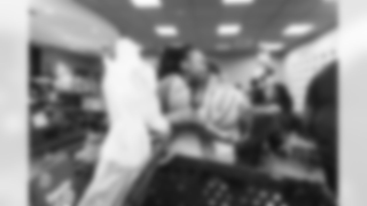 RESTON, VA – DEC 09: Images of Deebo Samuels and Jeremy Reaves shopping with 25 local elementary schools at Target in Reston, VA on DECEMBER 09, 2025 (Photo by Taylor Sims for Washington Commanders)