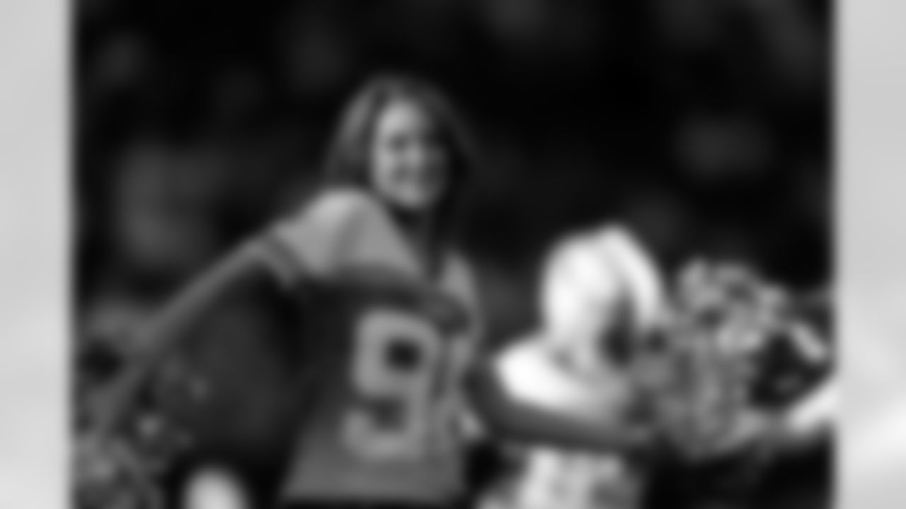 19 October 2025:   Cheerleaders halftime show
of the Dallas Cowboys during their regular season 44-22 win over the Washington Commanders at AT&T Stadium in Arlington, Texas.  Photo by James D. Smith/Dallas Cowboys