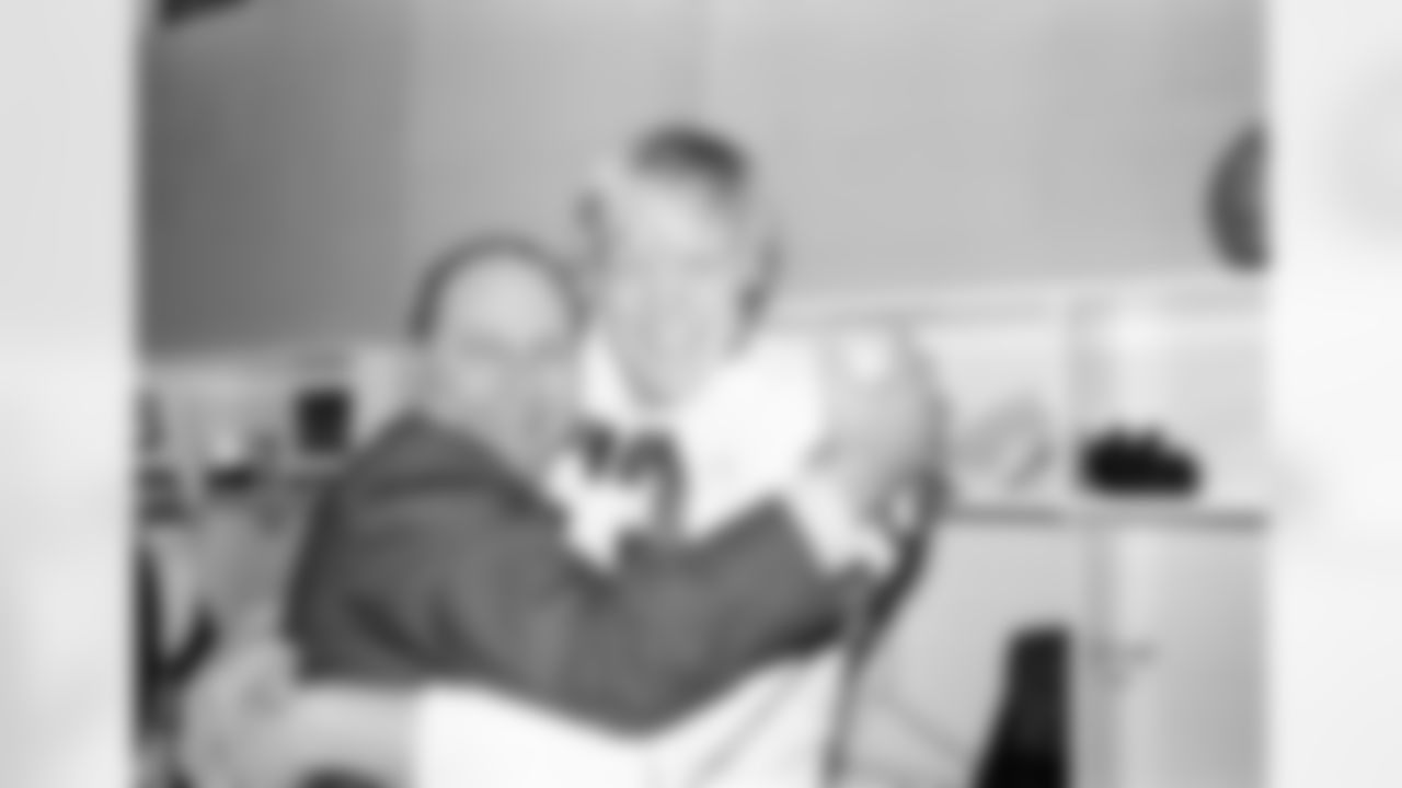 *4) What was the combined point total for the Cowboys and Lions in their divisional-round showdown during the 1970 playoffs? *

This was the Doomsday Defense at its finest as the unit was directly responsible for the entirety of the scoring (or lack thereof) in this game. Defensive end Larry Cole (pictured celebrating afterward with team president Tex Schramm) and company not only kept the Lions out of the end zone, but they also set up a 26-yard field goal in the first quarter with a fumble recovery and then sacked Lions quarterback Greg Landry in the end zone for a fourth-quarter safety. Behind that effort, the Cowboys won 5-0, the lowest combined point total for a playoff game in NFL history. The shutout also marked 21 straight quarters – or five-plus games – that the Dallas defense did not give up a touchdown.