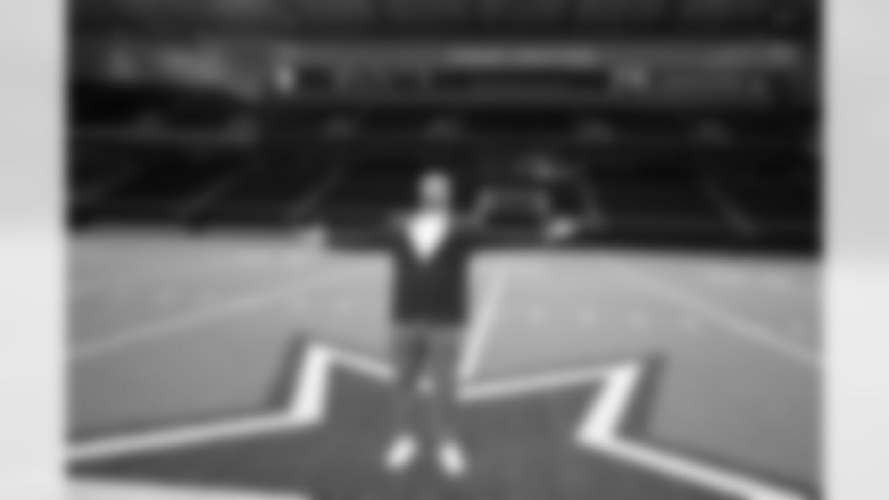 Tyler Smith, 24th overall, Cowboys, 2022
Tyler Smith poses at midfield of Ford Center in Frisco the day following the NFL Draft.
Smith was the first offensive linemen the Cowboys drafted in the first round since taking Zack Martin in 2014.