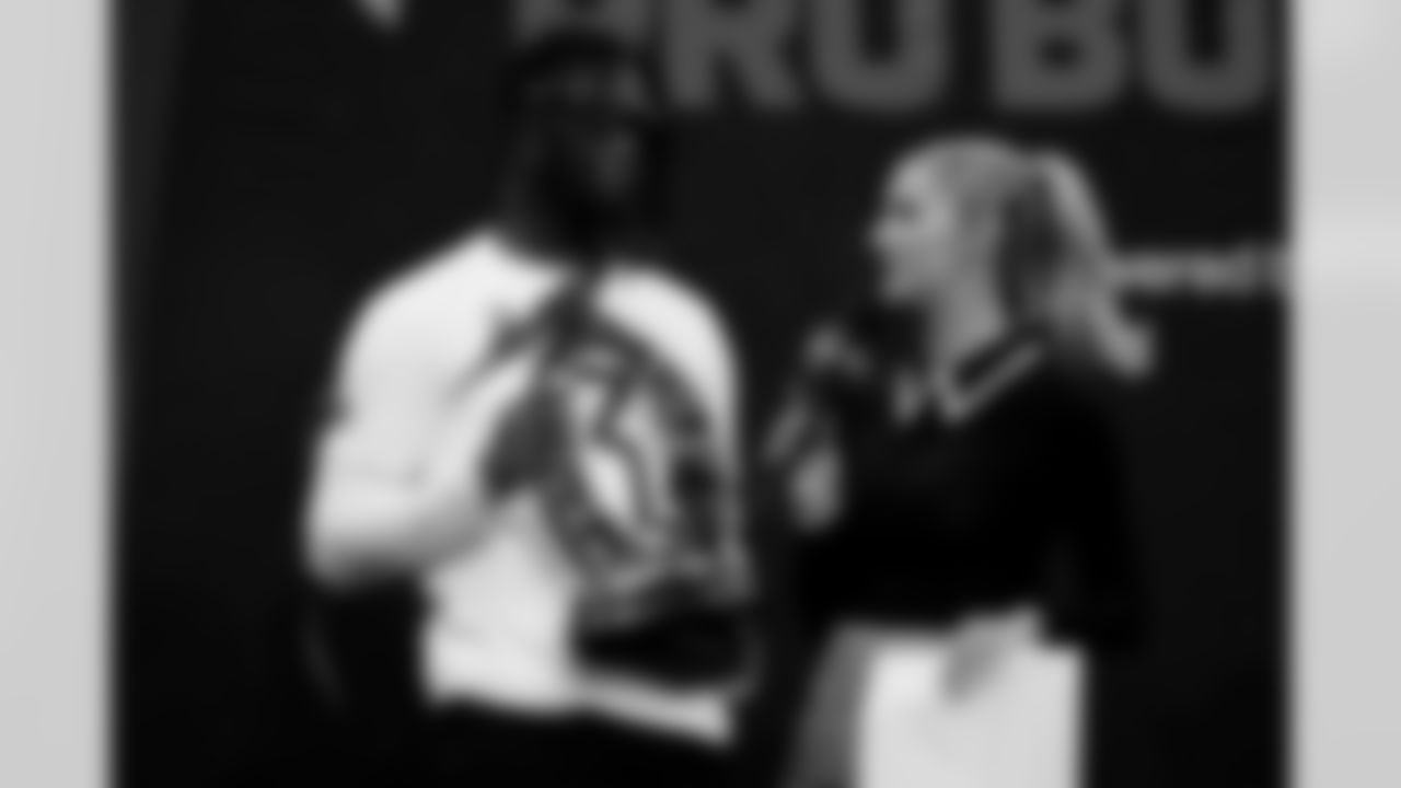 Dallas Cowboys wide receiver George Pickens (3) celebrates aftrer the 2026 Pro Bowl Game on Tuesday, February 3, 2026 in San Francisco, California. (Alika Jenner/NFL)