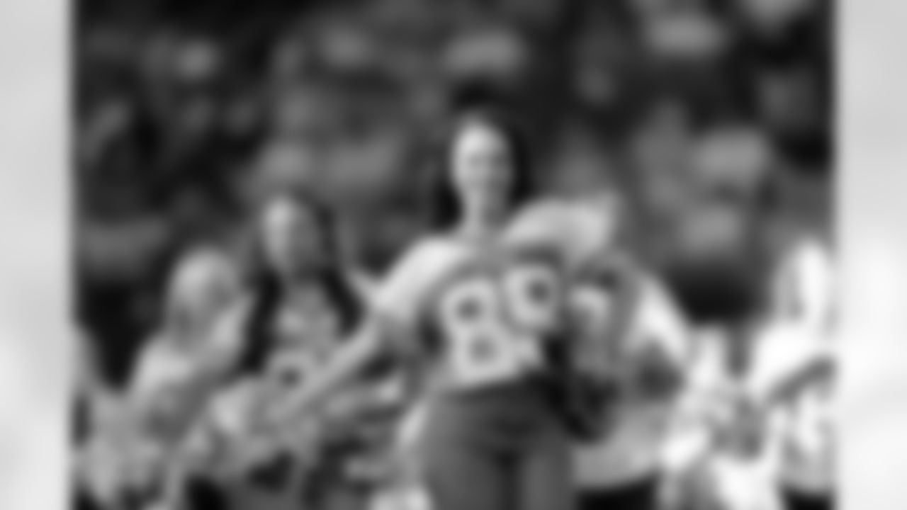 19 October 2025:   Cheerleaders halftime show
of the Dallas Cowboys during their regular season 44-22 win over the Washington Commanders at AT&T Stadium in Arlington, Texas.  Photo by James D. Smith/Dallas Cowboys