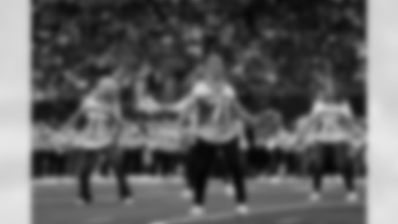 19 October 2025:   Cheerleaders halftime show
of the Dallas Cowboys during their regular season 44-22 win over the Washington Commanders at AT&T Stadium in Arlington, Texas.  Photo by James D. Smith/Dallas Cowboys