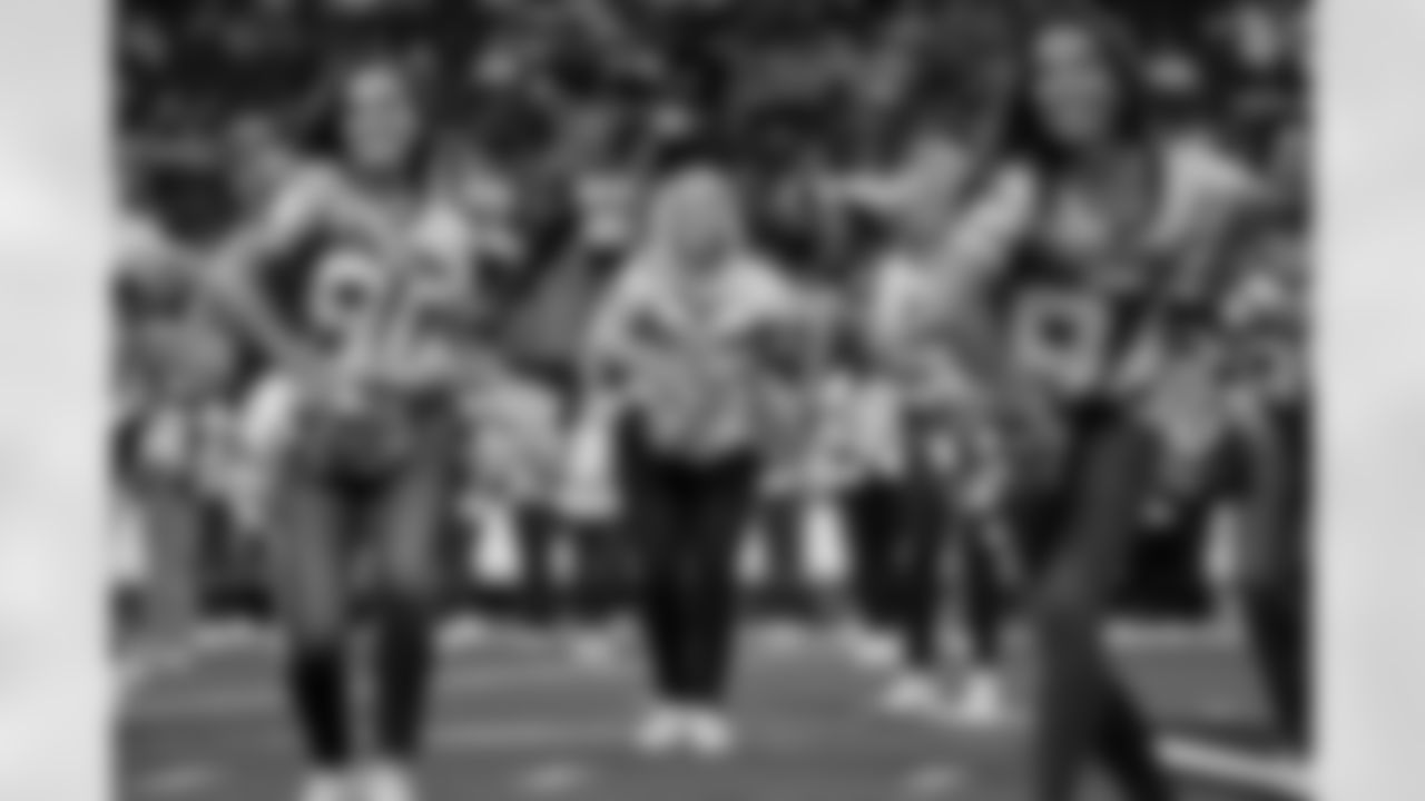 19 October 2025:   Cheerleaders halftime show
of the Dallas Cowboys during their regular season 44-22 win over the Washington Commanders at AT&T Stadium in Arlington, Texas.  Photo by James D. Smith/Dallas Cowboys