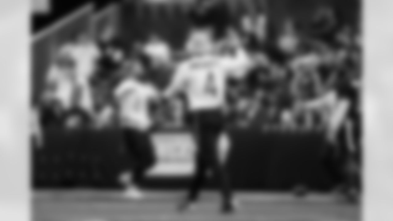 Dallas Cowboys quarterback Dak Prescott (4) stands on the field during the 2026 Pro Bowl Game on Tuesday, February 3, 2026 in San Francisco, California. (Kara Durrette/NFL)