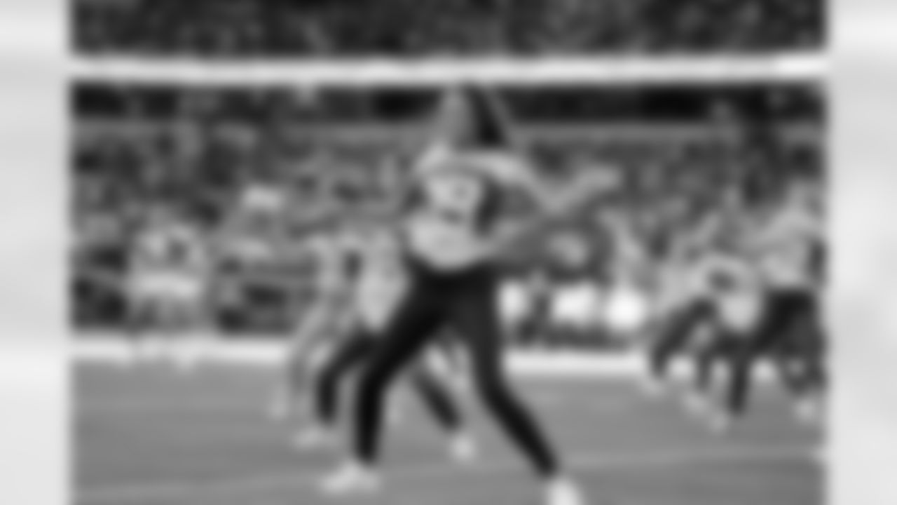 19 October 2025:   Cheerleaders halftime show
of the Dallas Cowboys during their regular season 44-22 win over the Washington Commanders at AT&T Stadium in Arlington, Texas.  Photo by James D. Smith/Dallas Cowboys