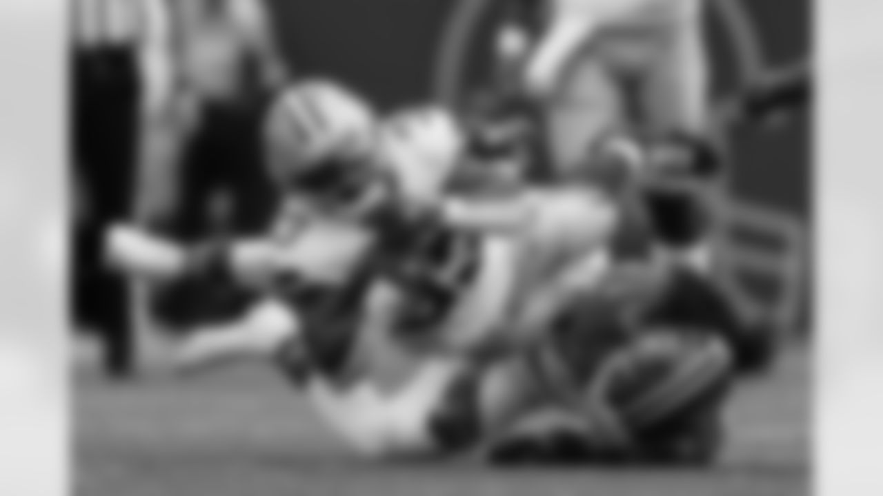Homecoming
Javonte Williams did not make much of his return to Denver in the week leading up to Sunday, and was focused on the task at hand instead. 
Still, his teammates had his back throughout the week and wanted to make sure he put out a good performance against the team that drafted him back in 2021. 
In the end, Williams finished with 13 carries and 41 yards to go along with two touchdowns, good for just 3.2 yards per carry, and his longest rush coming on just nine yards. It was an overall frustrating afternoon for Dallas, as they continue to have inconsistencies running the football in some games.