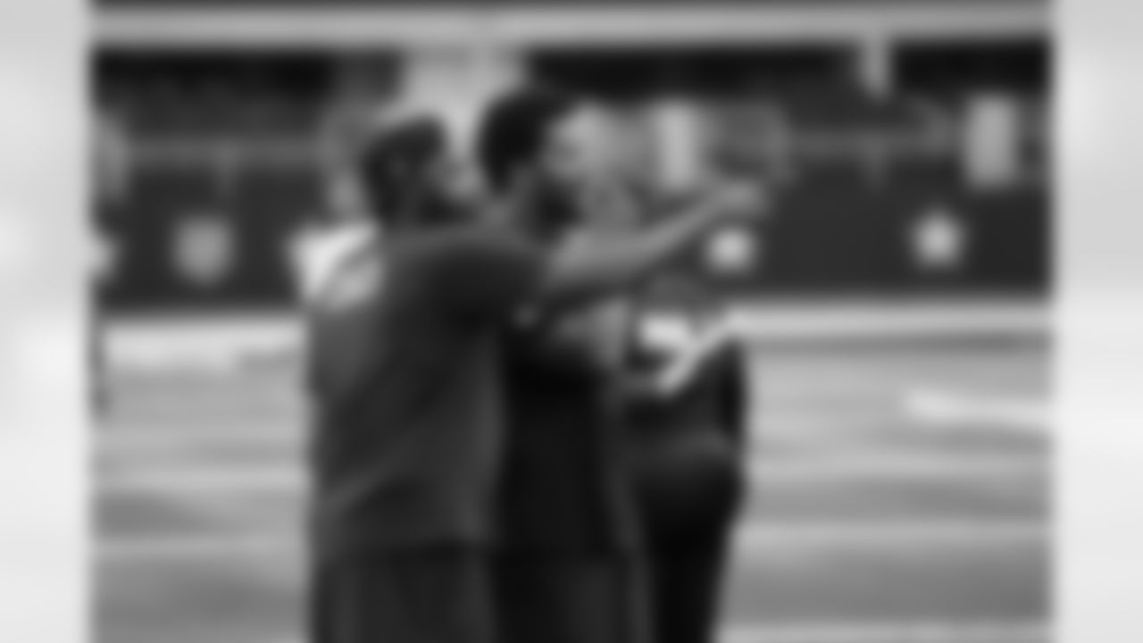 29 June 2025: Combine coaches
at the 2025 Girls Flag Football College Combine hosted by the Dallas Cowboys and Bridgestone at AT&T Stadium in Arlington, Texas. Photo by James D. Smith/Dallas Cowboys