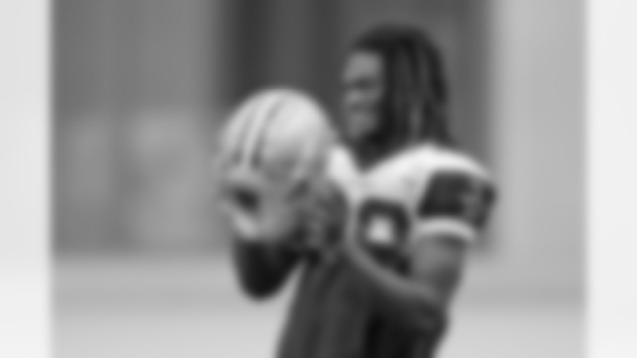 CeeDee Lamb, 17th overall, Cowboys, 2020
In one of the more unusual drafts of all-time, 2020 presented its own set of challenges. But while the Cowboys might have been drafted on a yacht, they still jumped at the chance to grab talent that fell in their lap.
CeeDee Lamb wasn't supposed to be around at No. 17 but there he was when the Cowboys picked. They made sure and drafted him and haven't regretted it at all. Lamb is currently in the Top 5 in Cowboys history in both catches and yards.
In his pic, Lamb has yet to earn "The Star" on his helmet as he participated in a training camp practice at The Star.