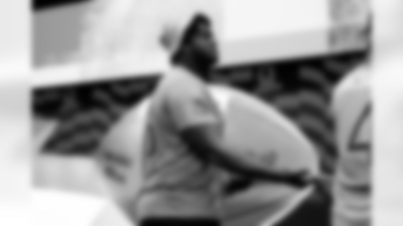 Dallas Cowboys offensive tackle Tyler Smith (73) participates during the 2026 Pro Bowl Skills Challenge on Monday, February 2, 2026 in San Francisco. (Kara Durrette/NFL)