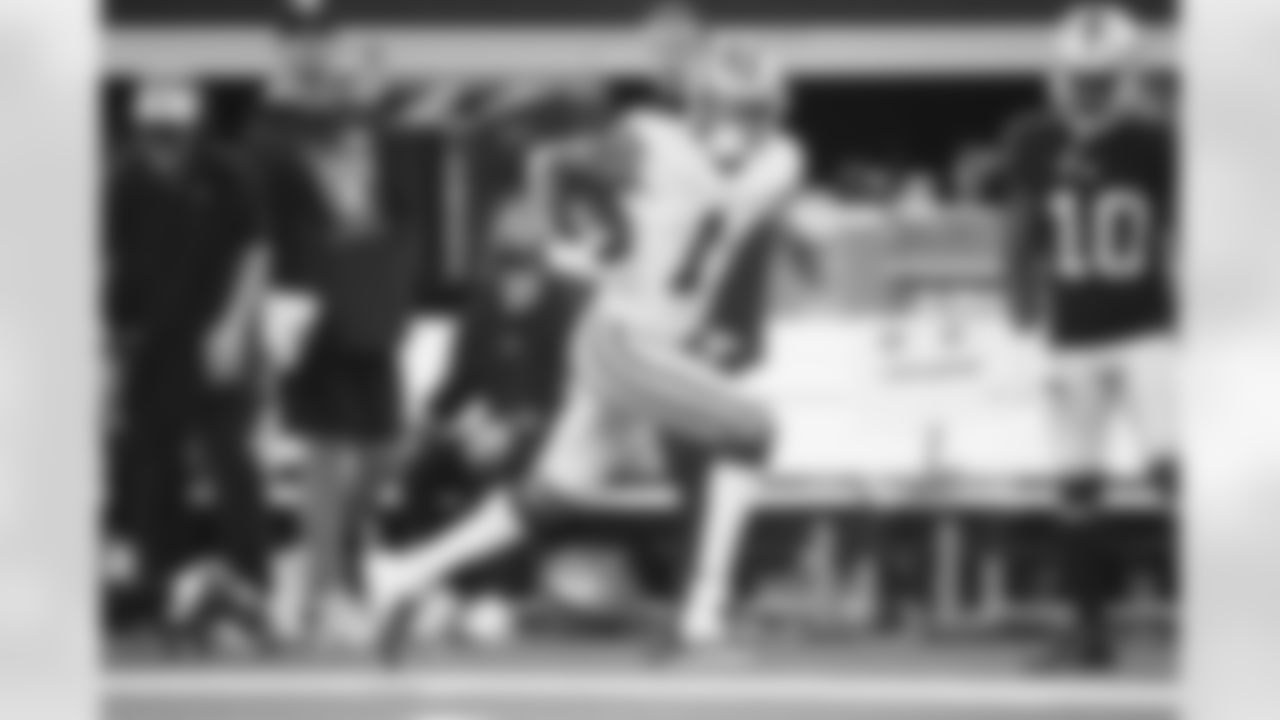 *10) In the Cowboys' Thanksgiving matchup against the Raiders in 2021, Michael Gallup totaled 106 receiving yards. Which other Dallas wideout also topped 100 yards receiving in the game? *

Cedrick Wilson joined Gallup in reaching the century mark with 104, one of only 37 times in team history that Dallas has had a least two players surpass 100 receiving yards. This was also the third time the Cowboys hosted the Raiders in their annual Turkey Day game – the first as the Las Vegas version – and it would turn out to be the third overtime affair the franchise has ever played on the holiday as well. Alas, the Cowboys eventually fell in the extra quarter, 36-33.