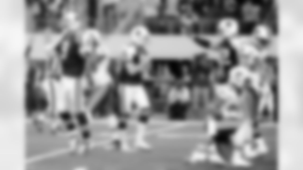 *15) Who kicked the game-winning field goal as time expired in the Cowboys' 20-19 victory over Miami on Thanksgiving Day 2011. *
The Cowboys were trailing 19-17 when they got the ball back at their own 36-yard line with 2:59 remaining in the game. But quarterback Tony Romo and tight end Jason Witten connected on a pair of passes to get across midfield, and from there running back DeMarco Murray took over, carrying the ball five times for 27 yards. That left it to Dan Bailey (No. 5), who with three seconds left on the clock split the uprights on a 28-yard field goal to send the fans home happy.