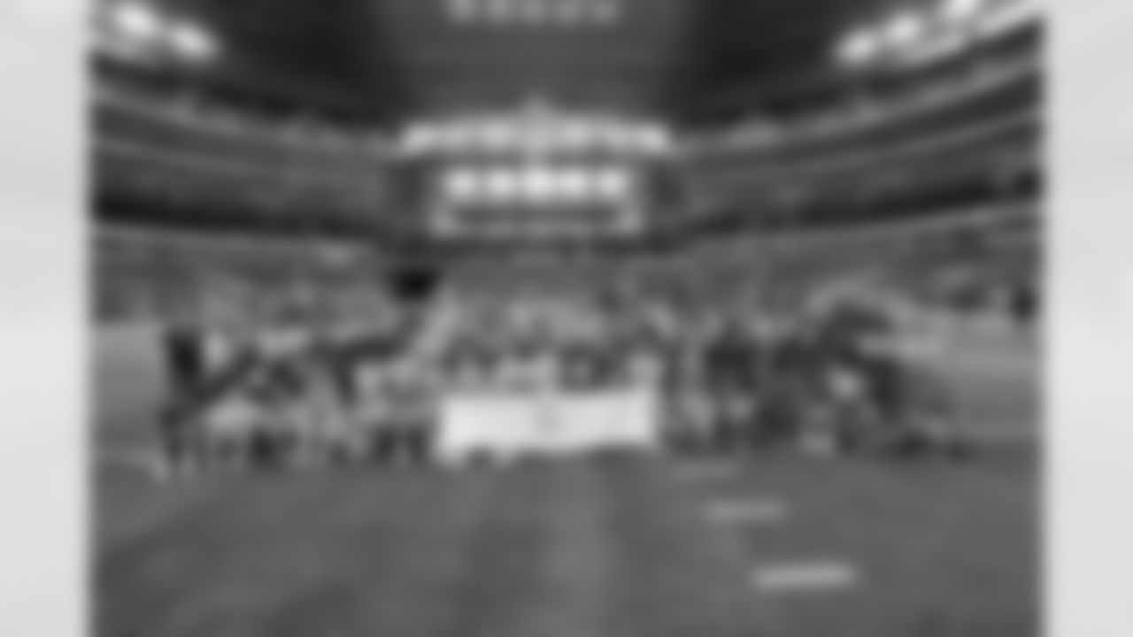 29 June 2025: Views of the 2025 Girls Flag Football College Combine hosted by the Dallas Cowboys and Bridgestone at AT&T Stadium in Arlington, Texas. Photo by James D. Smith/Dallas Cowboys