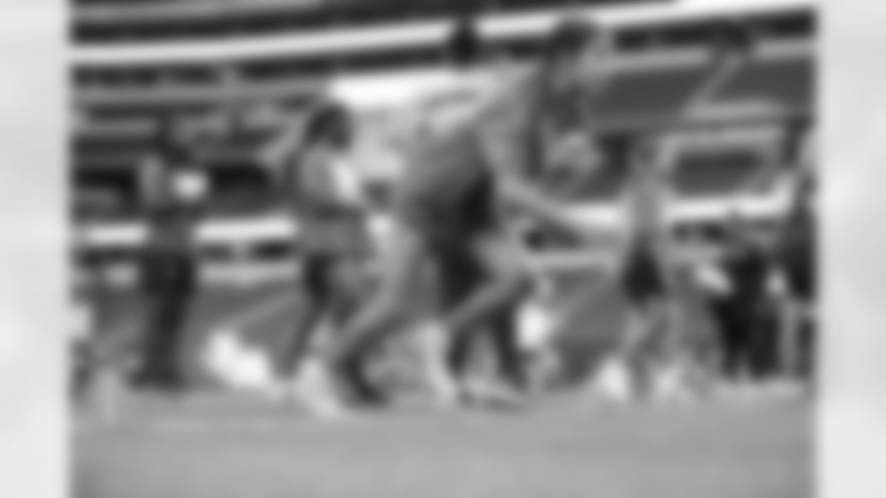 29 June 2025: 40 yard dash drill
at the 2025 Girls Flag Football College Combine hosted by the Dallas Cowboys and Bridgestone at AT&T Stadium in Arlington, Texas. Photo by James D. Smith/Dallas Cowboys